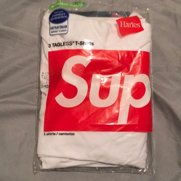 Single NEVER WORN Hanes x Supreme Tee(SOLD OUT) - Picture 5 of 5